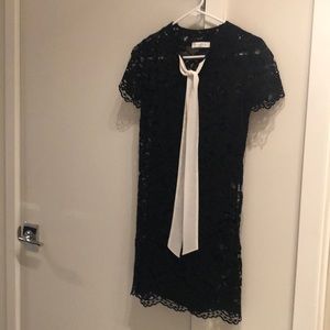 Sandro lace bow dress size 1